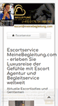 Mobile Screenshot of meinebegleitung.com